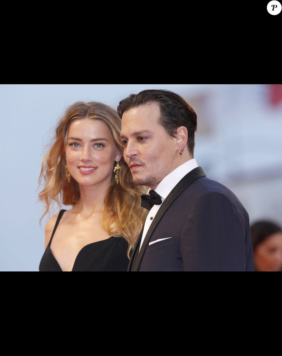 Amber Heard et Johnny Depp - Première du film Black Mass (Strictly Criminal) lors du 72e festival du film de Venise (la Mostra), le 4 septembre 2015.
