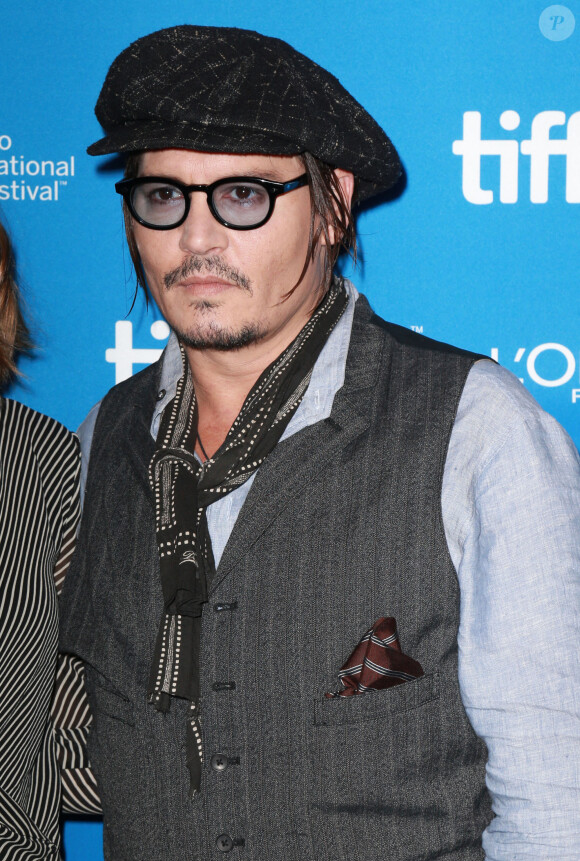 Johnny Depp - Conférence de presse de "Black Mass" pendant le festival du film de Toronto.