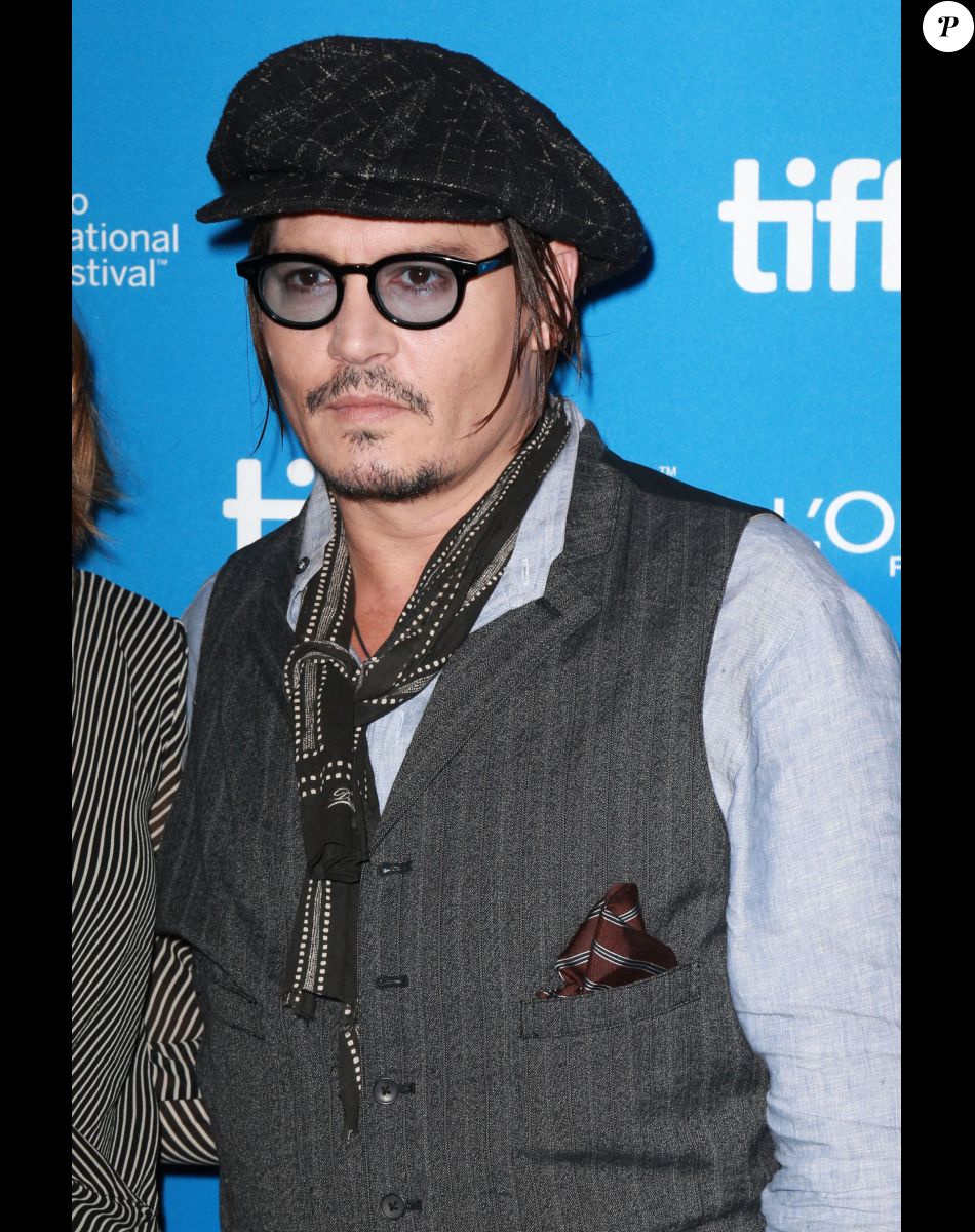 Johnny Depp - Conférence de presse de "Black Mass" pendant le festival du film de Toronto.