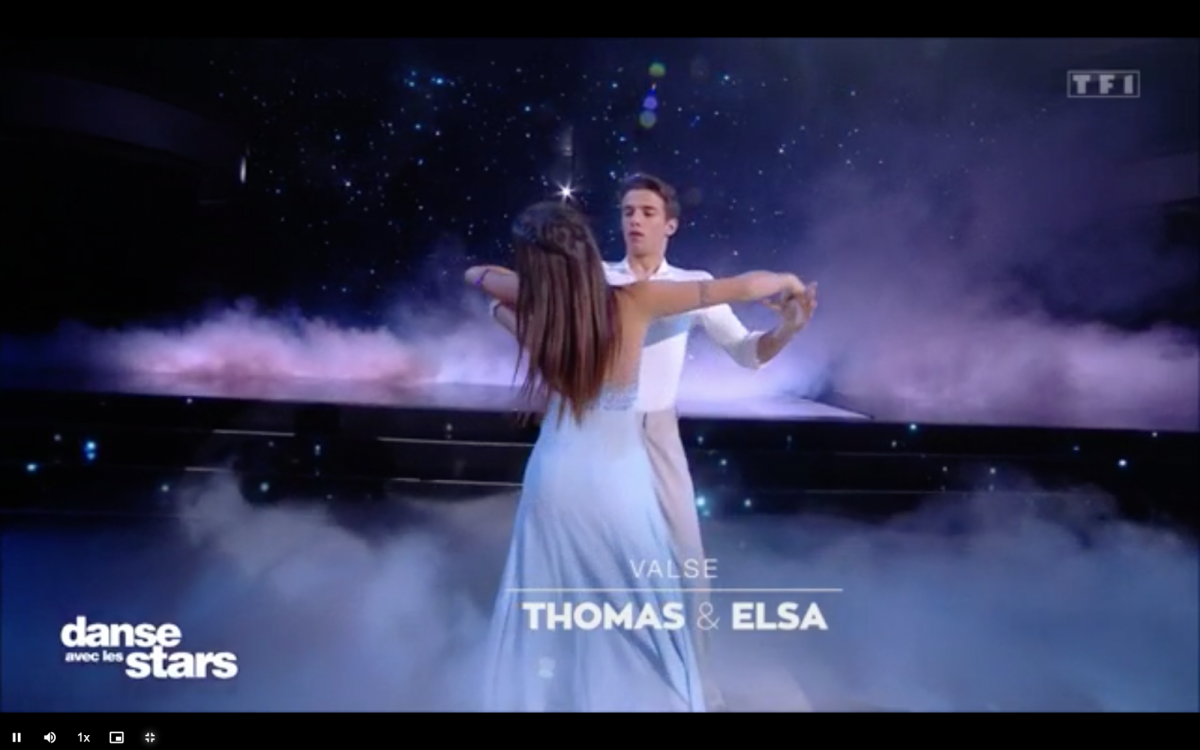 Photo : Thomas Da Costa Et Elsa Bois Dan DALS - Purepeople