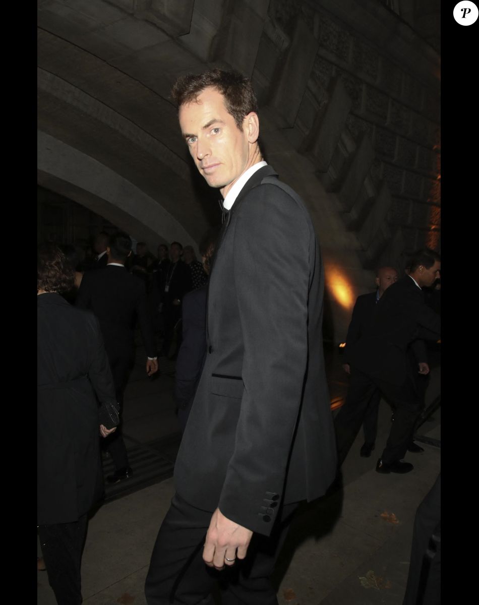 Andy Murray au dîner "Laver Cup" à Londres, le 22 septembre 2022.