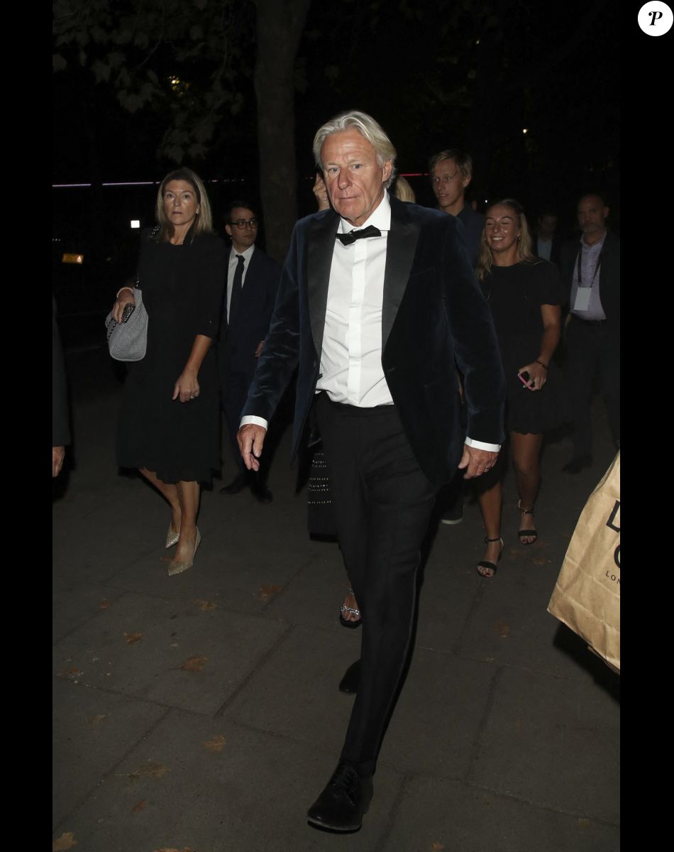 Björn Borg au dîner "Laver Cup" à Londres, le 22 septembre 2022.