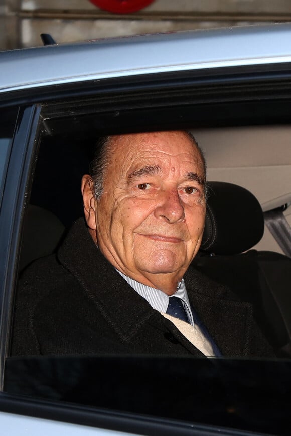 Jacques Chirac, qui fete son 80eme anniversaire aujourd'hui, a quitte son domicile en voiture. Le 29 novembre 2012 