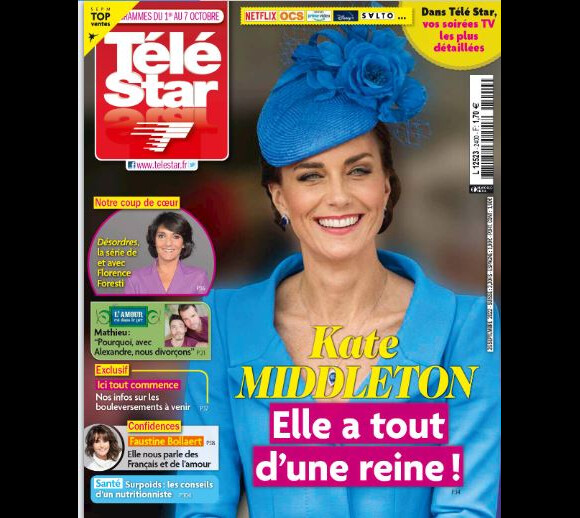 Couverture du magazine "Télé Star" du 26 septembre 2022