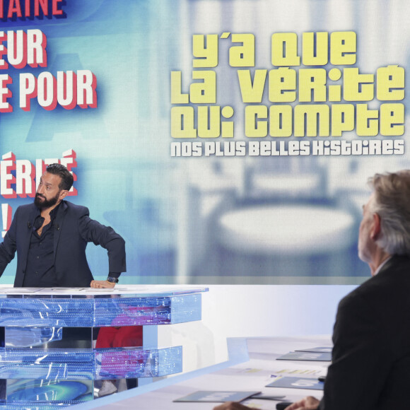 Cyril Hanouna - Sur le plateau de l'émission TPMP (Touche Pas à Mon Poste) présentée en direct par C.Hanouna et diffusée sur C8 - Paris le 8 septembre 2022 - © Jack Tribeca / Bestimage 