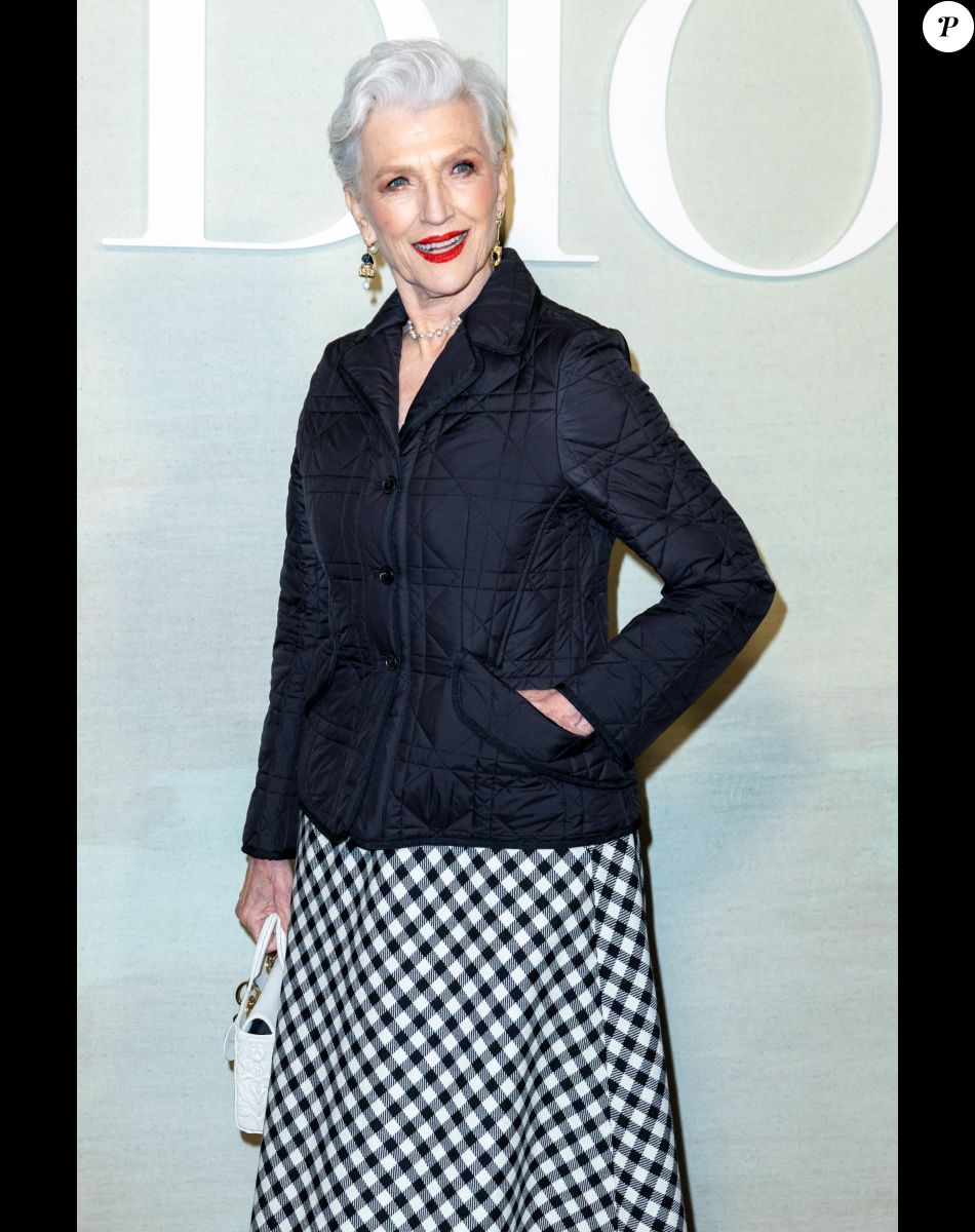 Maye Musk - Photocall du défilé Dior Collection Femme Prêt-à-porter Printemps/Eté 2023 lors de la Fashion Week de Paris, France, le 27 septembre 2022. © Olivier Borde/Bestimage