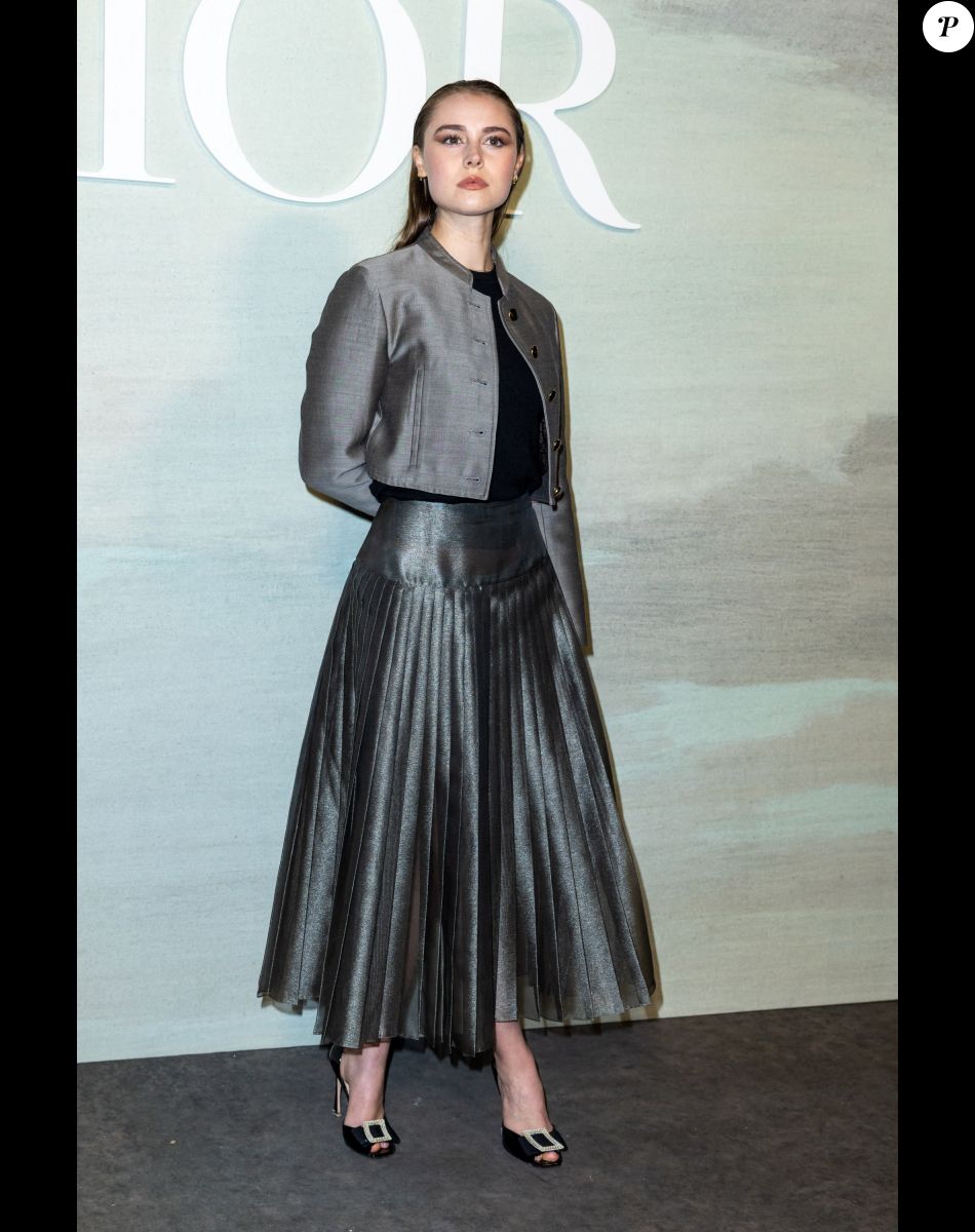 Margo Hayes - Photocall du défilé Dior Collection Femme Prêt-à-porter Printemps/Eté 2023 lors de la Fashion Week de Paris, France, le 27 septembre 2022. © Olivier Borde/Bestimage