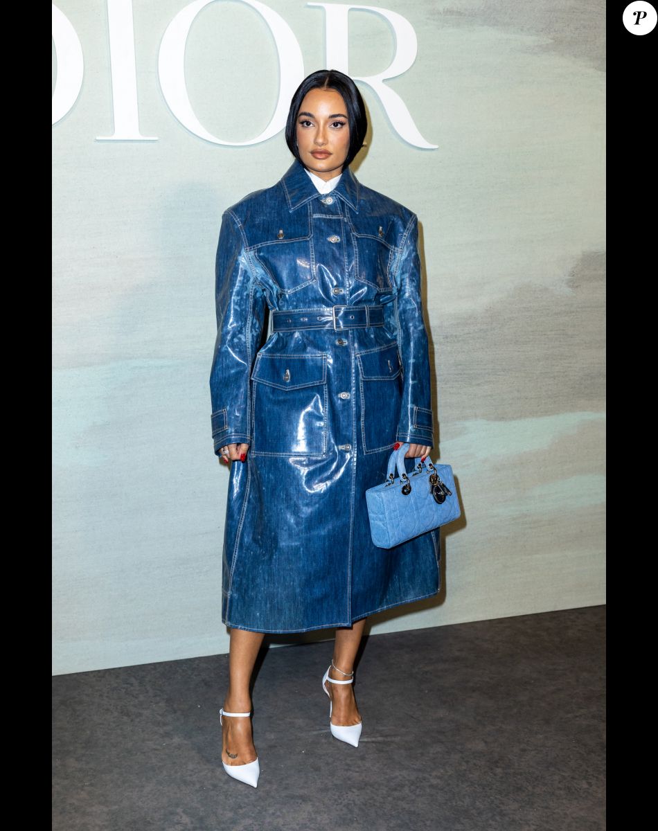 Amina Muaddi - Photocall du défilé Dior Collection Femme Prêt-à-porter Printemps/Eté 2023 lors de la Fashion Week de Paris, France, le 27 septembre 2022. © Olivier Borde/Bestimage