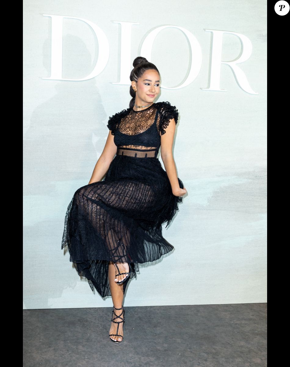 Léna Situations (Léna Mahfouf) - Photocall du défilé Dior Collection Femme Prêt-à-porter Printemps/Eté 2023 lors de la Fashion Week de Paris, France, le 27 septembre 2022. © Olivier Borde/Bestimage