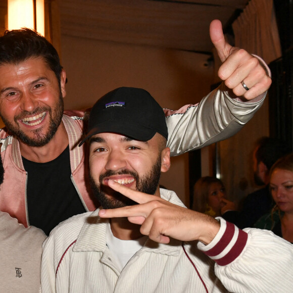 Tayc, Kaaris, Oli, Christophe Beaugrand lors de l'anniversaire de l'hôtel Les Jardins du Faubourg à Paris, le 9 juin 2022. © Veeren / Bestimage