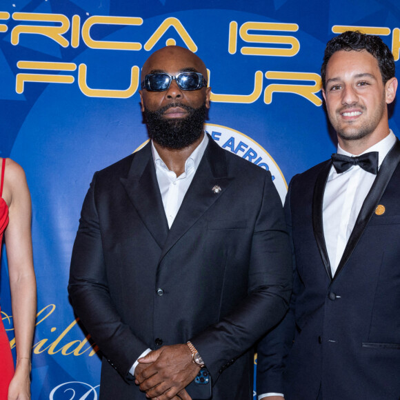 Iris Mittenaere, Kaaris et Diego El Glaoui - L'association "Children of Africa" organise le dîner de gala sur le thème Africa is the Future à Abidjan. Le 11 mars 2022. © Olivier Borde / Bestimage