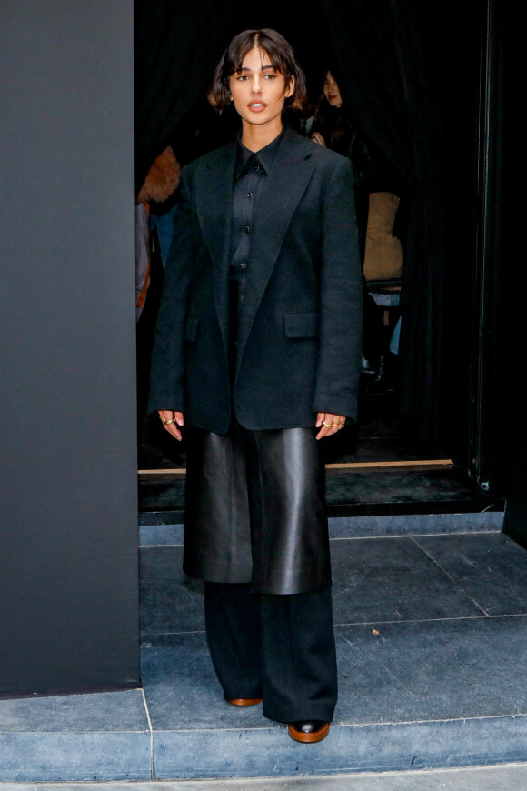Naomi Scott - Arrivées au défilé Chloé Collection Femme Prêt-à-porter Printemps/Eté 2023 lors de la Fashion Week de Paris, France, le 29 septembre 2022. © Veeren-Clovis/Bestimage 