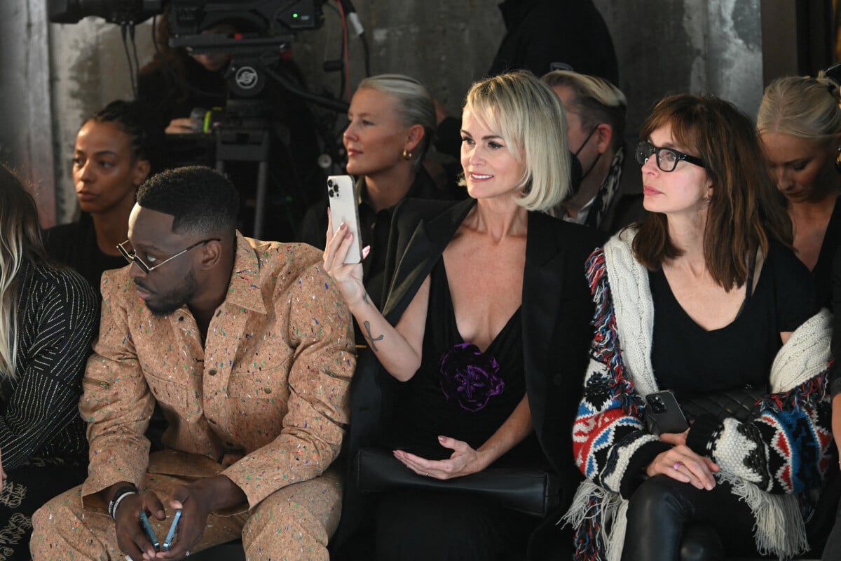 Photo Dadju Laeticia Hallyday Anne Parillaud Front Row D Fil Messika Haute Joaillerie