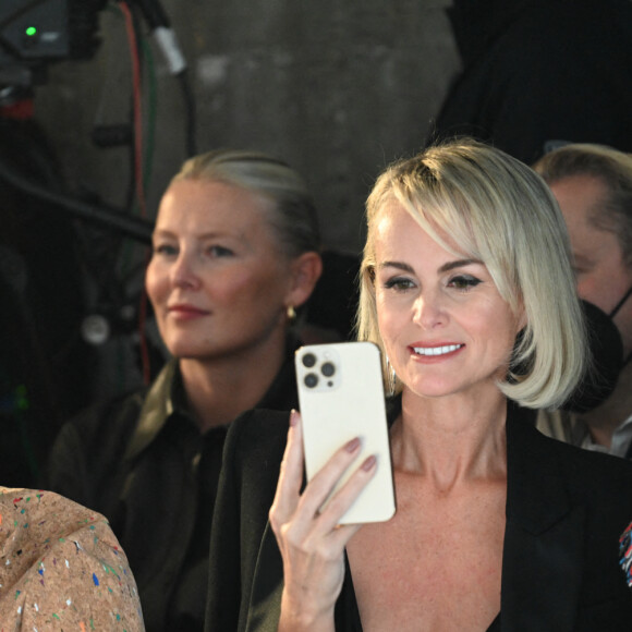 Dadju, Laeticia Hallyday, Anne Parillaud - Front Row - Défilé Messika haute joaillerie 2022 collection " Beyond The Light " lors de la fashion week PAP femme printemps / été 2023 le 29 septembre 2022 © Agence Bestimage 