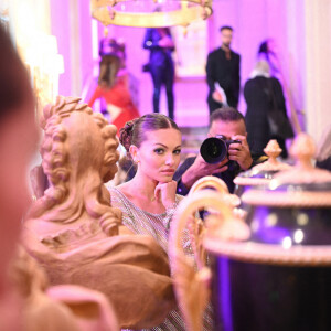 Thylane Blondeau - Soirée du Grand Dîner "Trophée Forbes" au Four Seasons Hôtel George V Paris. © Coadic Guirec - Rachid Bellak / Bestimage 