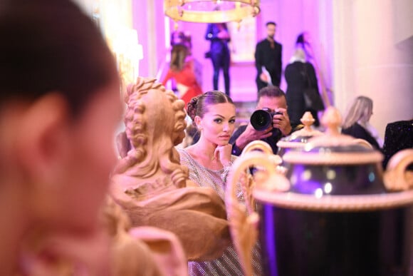 Thylane Blondeau - Soirée du Grand Dîner "Trophée Forbes" au Four Seasons Hôtel George V Paris. © Coadic Guirec - Rachid Bellak / Bestimage 