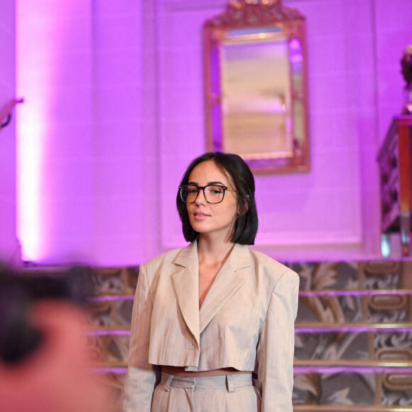 Agathe Auproux - Soirée du Grand Dîner "Trophée Forbes" au Four Seasons Hôtel George V Paris le 30 septembre 2022. © Coadic Guirec - Rachid Bellak / Bestimage 