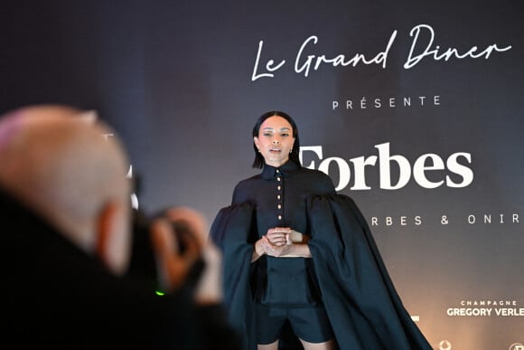 Kat Graham - Soirée du Grand Dîner "Trophée Forbes" au Four Seasons Hôtel George V Paris le 30 septembre 2022. © Coadic Guirec - Rachid Bellak / Bestimage 