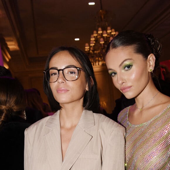 Agathe Auproux, Thylane Blondeau - Soirée du Grand Dîner "Trophée Forbes" au Four Seasons Hôtel George V Paris le 30 septembre 2022. © Coadic Guirec - Rachid Bellak / Bestimage 