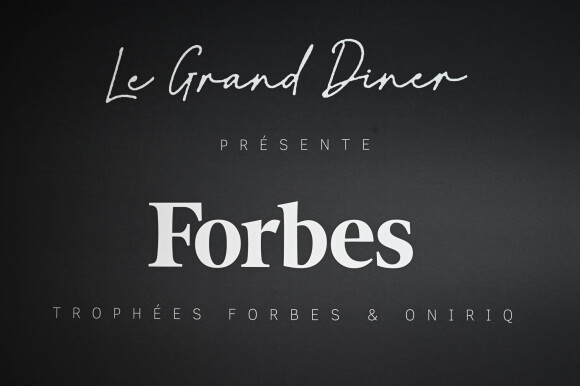 Illustration - Soirée du Grand Dîner "Trophée Forbes" au Four Seasons Hôtel George V Paris le 30 septembre 2022. © Coadic Guirec - Rachid Bellak / Bestimage 