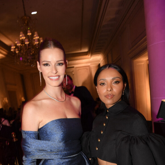 Maëva Coucke (Miss France 2018), Kat Graham - Soirée du Grand Dîner "Trophée Forbes" au Four Seasons Hôtel George V Paris le 30 septembre 2022. © Coadic Guirec - Rachid Bellak / Bestimage 