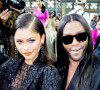 Zendaya et Naomi Campbell - Front Row du défilé Valentino Collection Femme Prêt-à-porter Printemps/Eté 2023 lors de la Fashion Week de Paris (PFW), France, le 2 octobre 2022. 