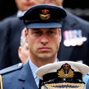 Le roi Charles III d'Angleterre et le prince de Galles William - Arrivées au service funéraire à l'Abbaye de Westminster pour les funérailles d'Etat de la reine Elizabeth II d'Angleterre. Le 19 septembre 2022 