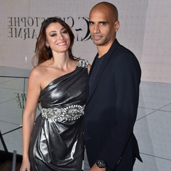 Rachel Legrain-Trapani et son ex-mari Aurélien Capoue - Défilé "Christophe Guillarmé" collection prêt-à-porter Printemps/Eté lors de la fashion week à l'atelier Renault à Paris