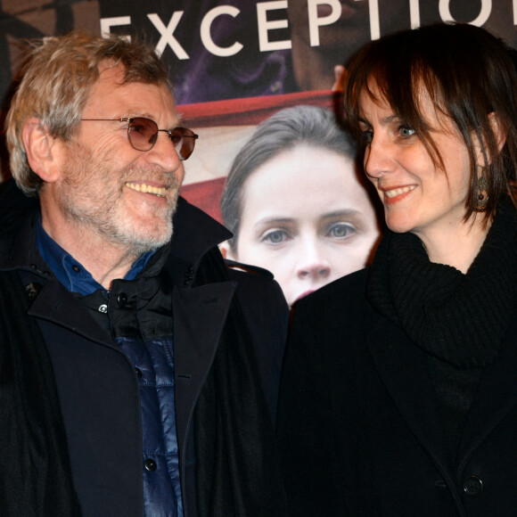 Tchéky Karyo et sa compagne Valérie Kéruzoré - Avant-première du film "Une femme d'Exception" au cinéma Gaumont Opéra Capucines à Paris, le 4 décembre 2018. © Veeren/Bestimage