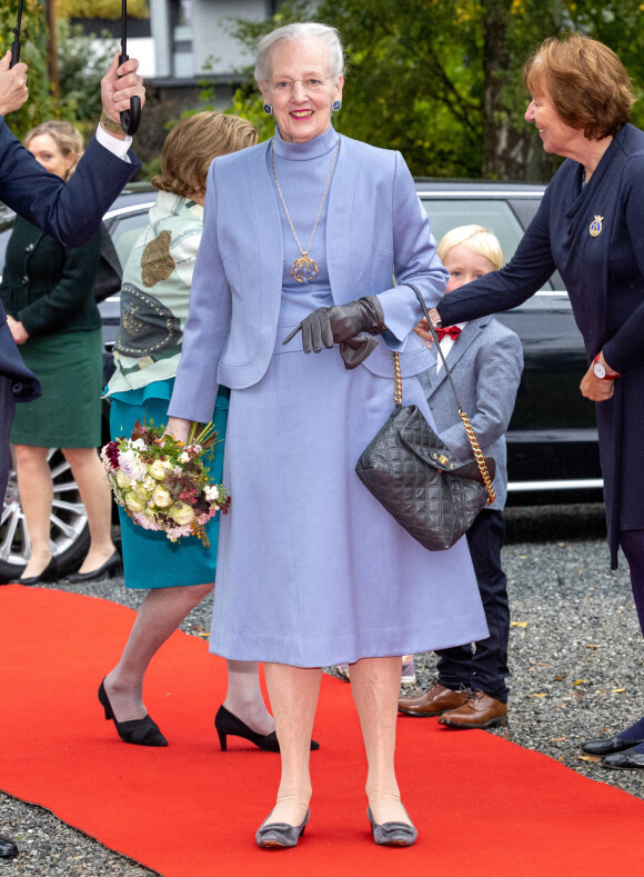 La reine Margrethe II de Danemark lors de la remise des prix "Nordic Language Award" à Oslo.