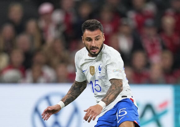 Jonathan Clauss (France) - L'équipe de France de football s'incline face au Danemark (2 - 0) à l'issue du match de la Ligue des Nations, le 25 septembre 2022 à Copenhague.