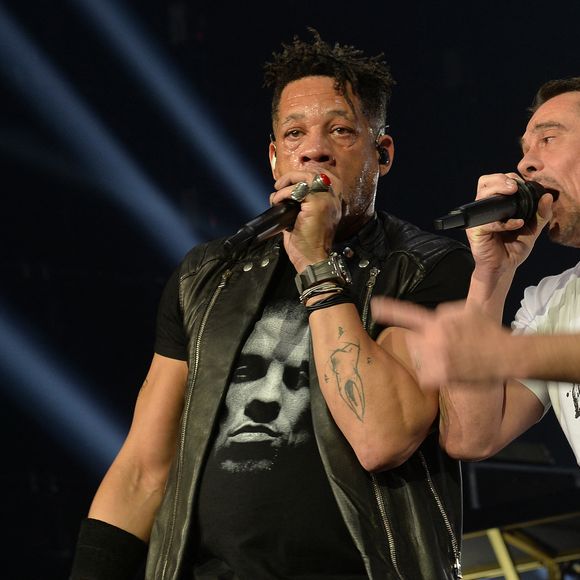 Semi exclusif - JoeyStarr, Kool Shen - Concert du groupe Suprême NTM à l'AccorHotels Arena de Bercy à Paris le 23 novembre 2019. © Veeren Ramsamy / Bestimage 
