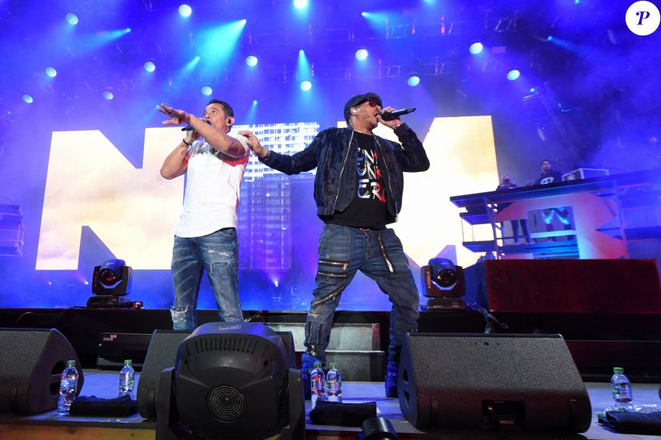 Concert du groupe NTM avec Joey Starr et Kool Shen lors de la Fête de l&#039;Humanité 2018 au parc de la Courneuve le 14 septembre 2018. © Lionel Urman/Bestimage   