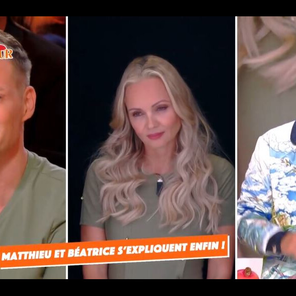 Matthieu Delormeau et Béatrice Rosen s'expliquent dans "Touche pas à mon poste", le 6 octobre 2022, sur C8