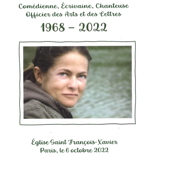 Livret de la messe en hommage à Charlotte Valandrey ce jeudi 6 octobre 2022