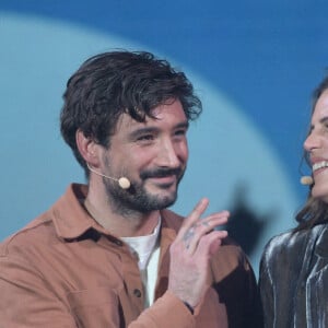 Jérémy Frérot, Laure Manaudou - Surprises - Enregistrement de l'émission "La Chanson secrète 11" à Paris, diffusée le 24 juin sur TF1.  © Cyril Moreau / Bestimage 