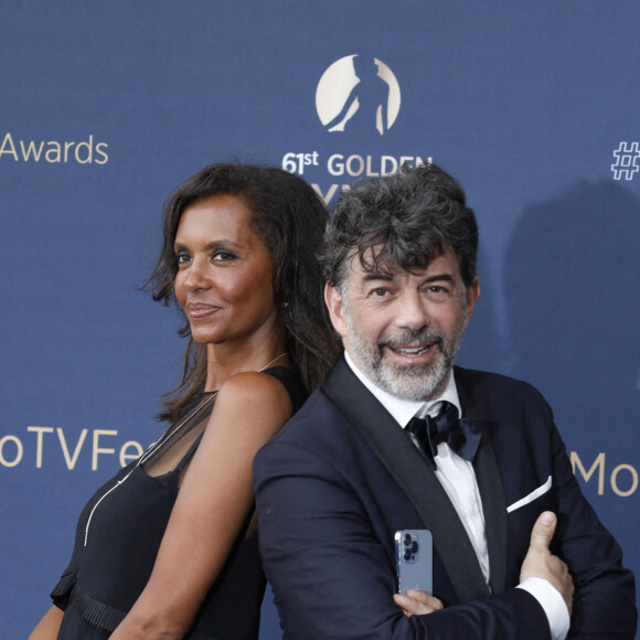 Stéphane Plaza et Karine le Marchand - Cérémonie de clôture du 61ème Festival de Télévision de Monte Carlo le 21 juin 2022. © Denis Guignebourg/Bestimage