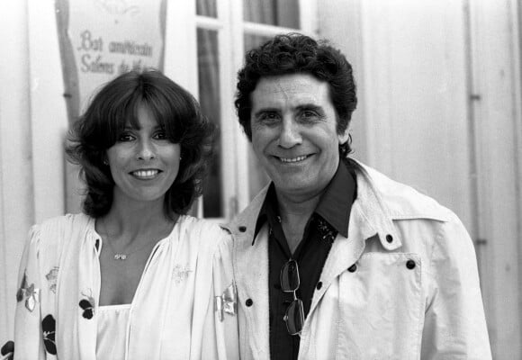 Ireen Sheer et Gilbert Becaud - Récital de Gilbert Bécaud à Deauville en 1981.