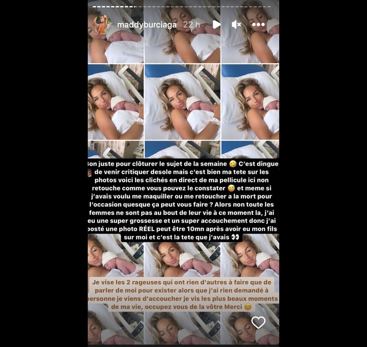 Photo : Maddy Burciaga se défend après avoir été accusée de retoucher ses  photos sur Instagram. - Purepeople