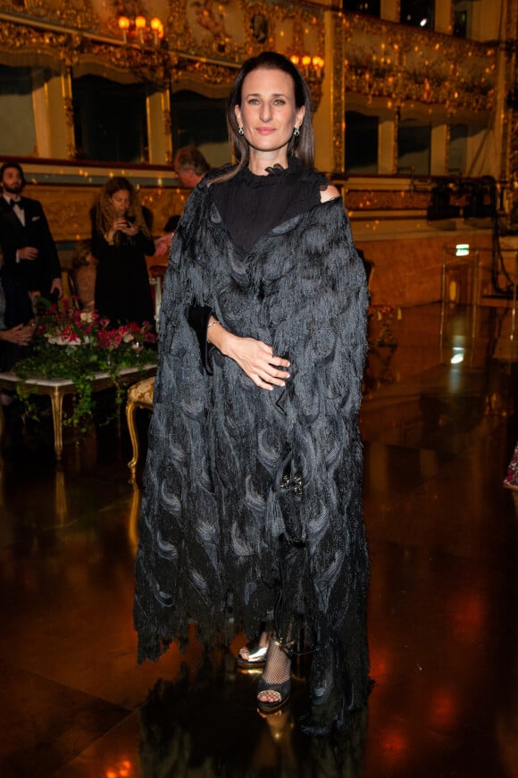 Camille Cottin - Les célébrités à la soirée de gala "Dior et Venetian Heritage" à l'opéra La Fenice à Venise, dans le cadre de l'ouverture de la 59 ème Biennale d'art contemporain, le 23 avril 2022.
