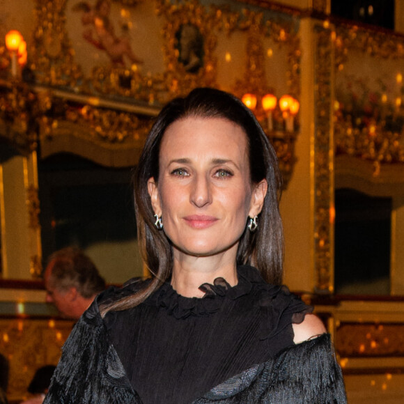 Camille Cottin - Les célébrités à la soirée de gala "Dior et Venetian Heritage" à l'opéra La Fenice à Venise, dans le cadre de l'ouverture de la 59 ème Biennale d'art contemporain, le 23 avril 2022.