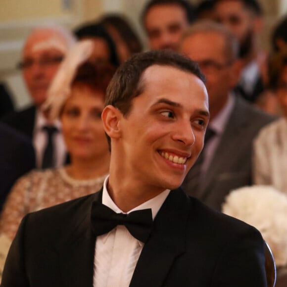 Mariage religieux en l'église de Villanova d' Alizée et Grégoire Lyonnet - Villanova le 18 juin 2016 © Olivier Huitel - Olivier Sanchez / Bestimage - Crystal.