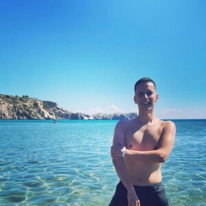 Thomas Vitiello en vacances en Grèce