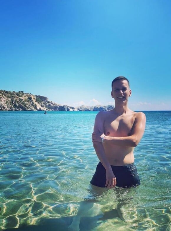 Thomas Vitiello en vacances en Grèce