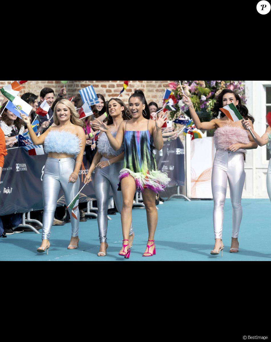 Brooke, Ireland, au photocall de "l'Eurovision 2022" à Turin, le 8 mai 2022.