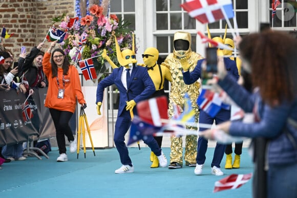 Subwoolfer, Norway, au photocall de "l'Eurovision 2022" à Turin, le 8 mai 2022.