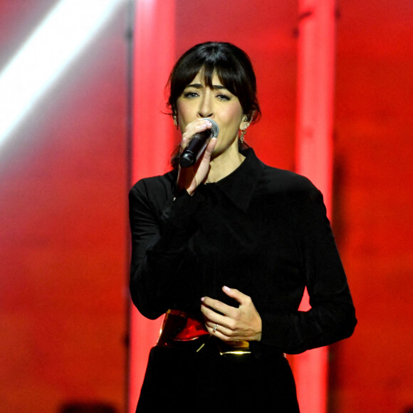 Exclusif - Nolwenn Leroy durant l'enregistrement de l'émission de télévision "Le Plus Grand Karaoké de France" dans le théâtre antique d'Orange, diffusée le 29 juin sur M6. © Bruno Bebert / Bestimage