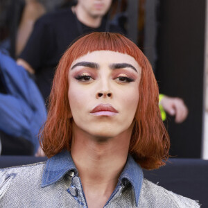 Bilal Hassani - Arrivées au défilé de mode Haute-Couture automne-hiver 2022-2023 "Jean Paul Gaultier" à Paris. Le 6 juillet 2022 © Christophe Aubert via Bestimage