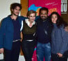 Louis Garrel, Mélita Toscan du Plantier, Anurag Kashyap et Golshifteh Farahani - 3e Festival du Film d'Asie du Sud Transgressif (FFAST) au cinéma l'Arlequin à Paris, le 3 février 2015.