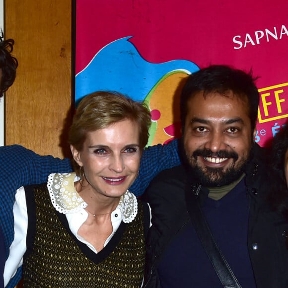 Louis Garrel, Mélita Toscan du Plantier, Anurag Kashyap et Golshifteh Farahani - 3e Festival du Film d'Asie du Sud Transgressif (FFAST) au cinéma l'Arlequin à Paris, le 3 février 2015.